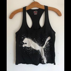 Puma - Active Crop Graphic Racerback Tank